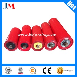high quality red carrying idler roller/ conveyor idler roller - Popular DT II Type c