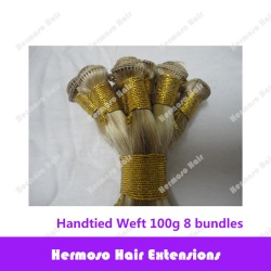 Handtied brazilian hair weft 18inch #P18/22