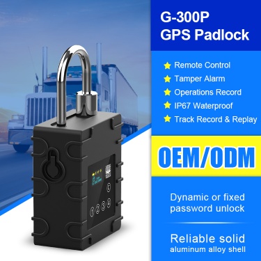 G300P Touch Keyboard Password GPS Tracker Waterproof Aluminum Alloy Padlock Smart E Lock