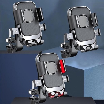 Motorcycle Phone Mount with One-Button Lock Anti-Shake Bike Holder&nbsp;-&nbsp;001