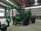 john Deere 2254 1850 sugarcane grab grapple loader Grab wood machine 1 ton  loadin capacity with 4WD for sale