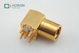 Horsin Loss Loss Clamp Type Male Right Angle for Rg316 Rg174 Rg178 Cable SMB male RF Coaxial Connector