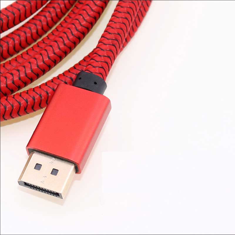 DisplayPort Cable 8K 6 feet red