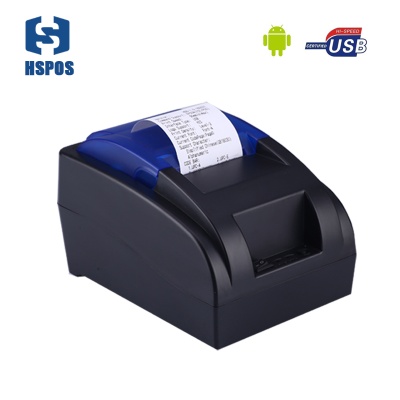 High quality 58mm thermal receipt printer usb and bluetooth2.0 port mini printer support multiple languages