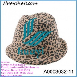 printed wool felt hats