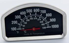 portable accurate black stainless steel household kitchen oven thermometer YHX-027A-B measuring 38-538C or 100-1000F