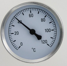 stainless steel bimetal household kitchen wine barrel thermometer HX-JS51 measuring 0-120C