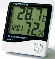 Black large LCD digital household thermometer HTC-1 temperature and humidity meter measuring -10-70C
