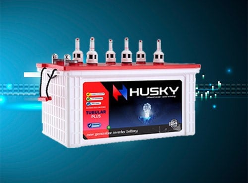 Husky Flat Plate Inverter Battery