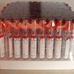 Disposable blood collection serum red tube