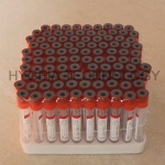 Disposable blood collection plain red tube