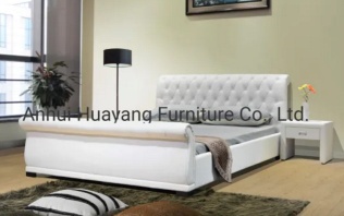 Upholstered PU Leather King Size Bed&nbsp;-&nbsp;JHY1