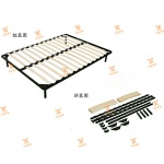 Small Packing Size Knocked-down Wood Slats Bed Base