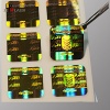 Printable Laser numbering hologram label with original logo - YXCP-03116