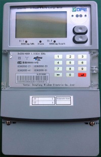 three phase prepaid energy meter