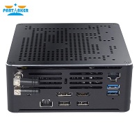 8th gen box pc intel core i7-8750H DDR4 NVME SSD window 10 mini pc gamer 4K display 2RJ45 Lan gaming computer