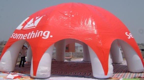Custom Inflatable Spider Dome Tent for Sports Cover
