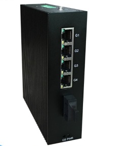 Full Gigabit Unmanaged Industrial Ethernet Switch with 1×1000BaseX port
