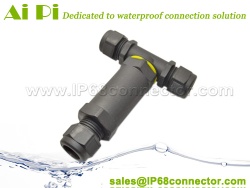 IP68 Waterproof 3-Pole T-Splitter Connector