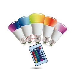 ST-QP06 IR remote control RGB light bulb