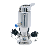 Hygienic Sanitary Stainless Steel Clamp End Aseptic Sampling Valve