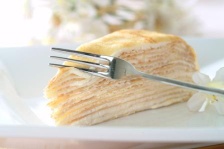 Cointreau Orange Mille Crepe Cake