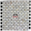 brick shell mosaic tile wall board kitchen - MOP7