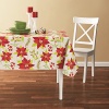 Tablecloth PE with Needle-punched Cotton Flower Square - Tablecloth