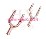 Tee copper fittings for refrigeration - EQUAL TEE 6.35*0.8