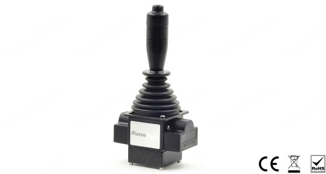 RunnTech Single-axis Friction Hold Joystick +/-10V Analogue Output for Electro-hydraulic