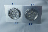 2*3W LED Recessed Down Ceiling Light
