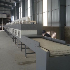 Continuous microwave drying (sterilization) machine