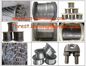 Stainless Steel Wire Rope Sling Shackles Clip Link Chain