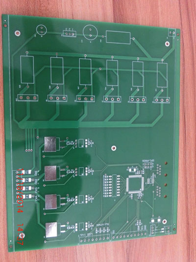 double sided pcb with green mask for CCTV Dome