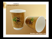 high quality disposable double wall coffee paper cup