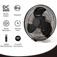 18 inch DC wall mounted fan with remote control