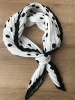 polyester pleated neckerchief with dots printing