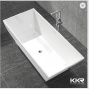 Luxury 2 person acrylic stone bath tub , bathroom bathtub