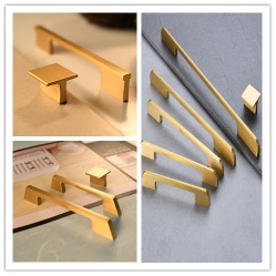 new arrival brass wardrobe door handles and pulls