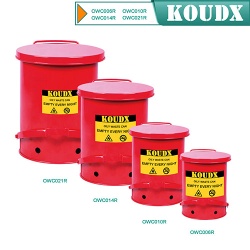Oily Waste Can(Red)