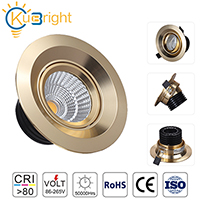 3 years warranty Champagne Gold 3w 5w 7w 10w indoor led spot light
