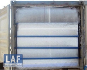 Sea bulk container liner for chemical goods