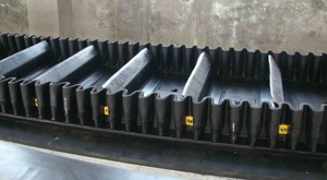 Large angle sidewall conveyor belt(corrugated ),plant price national standard nylon canvas durable large loading capacity