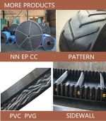 China Factory Top 10 EPDM Heat Resistance Conveyor Belt for Cement Coal Mine Industry