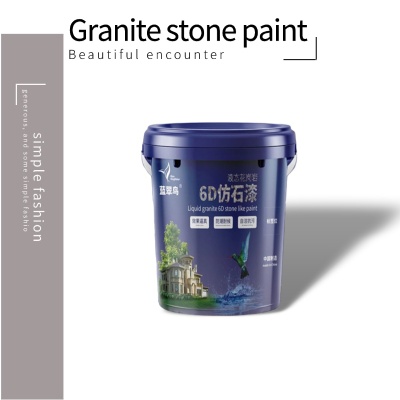 Blue Kingfisher Liquid Granite Paint | Waterproof Stone-like Durable Exterior Coating
