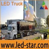 LED Truck for advertising, lift-able and rotatable video board
