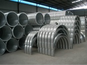 bridge culvert pipe with corrugated steel material