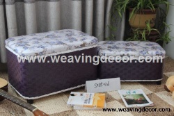 foldable storage stool storage ottomans for wholesale