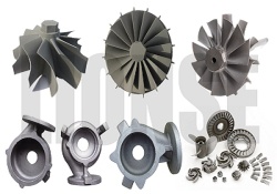 nickel alloy IN738 casting turbo for marine turbochargers,impeller,vane,gas turbine,turbine housing - 2