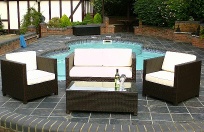 2015 New 4 Pcs Weave Mix Complete European Style Leisure Sofa